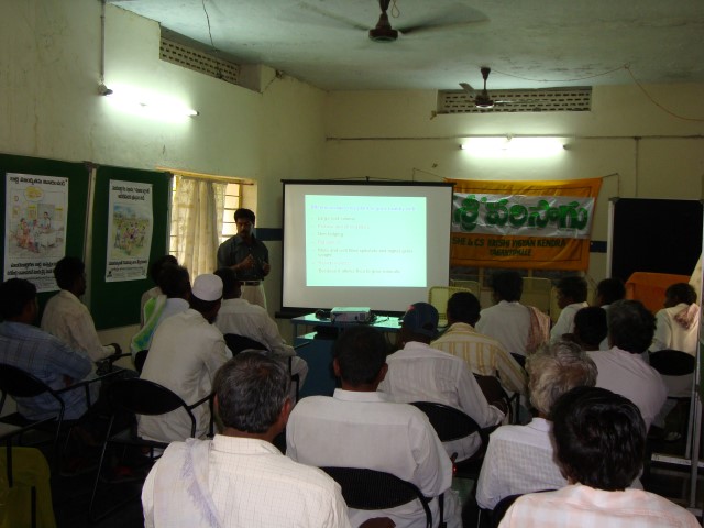 Training programme on SRI cultivation.